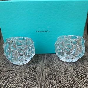 Tiffany & Co Crystal Glass Votive (2)